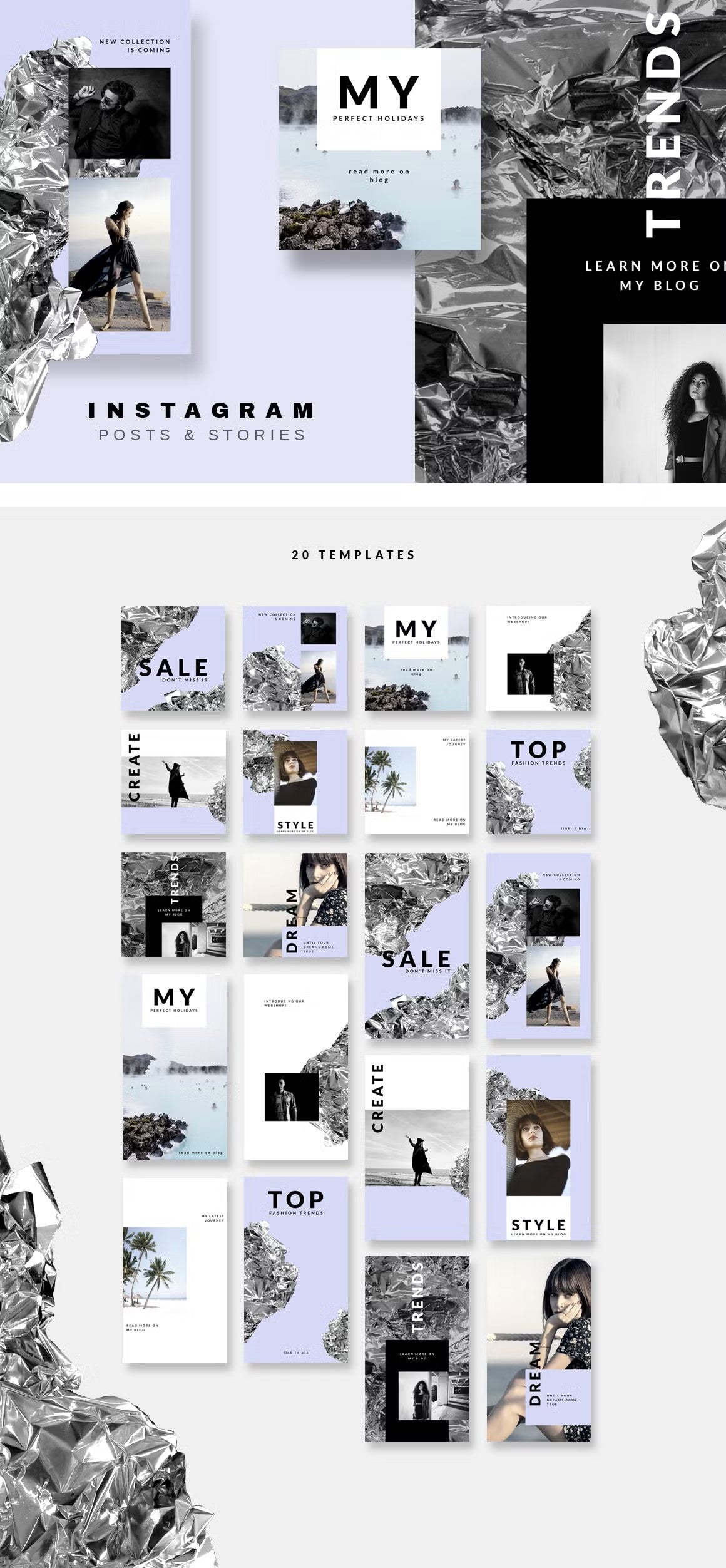 Elevate your social media presence with these trendy templates