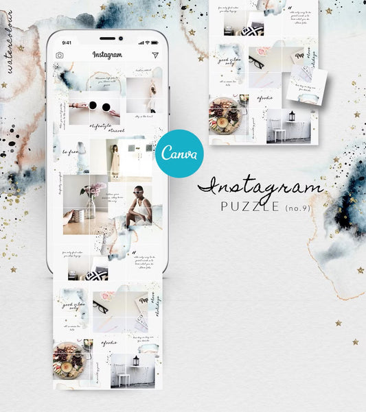 CANVA BUNDLE | Instagram PUZZLE templates