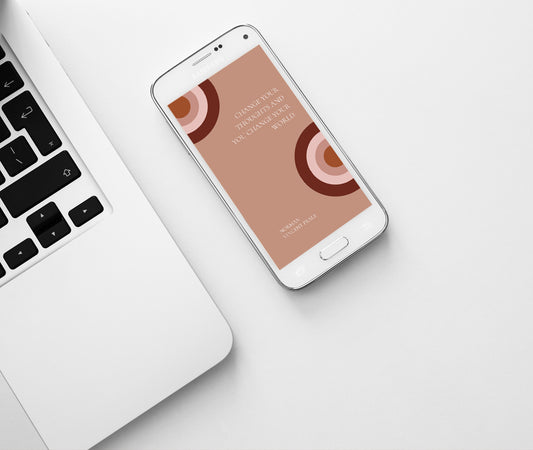 Replaceable text and customizable fonts to match your mood or brand