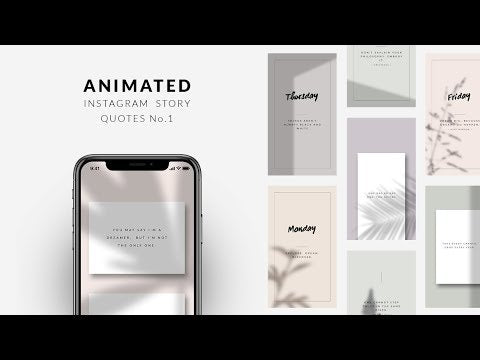 Impress everyone with these stylish Insta quote templates - now with moving shadows!