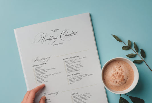 The ultimate day of of wedding checklist template