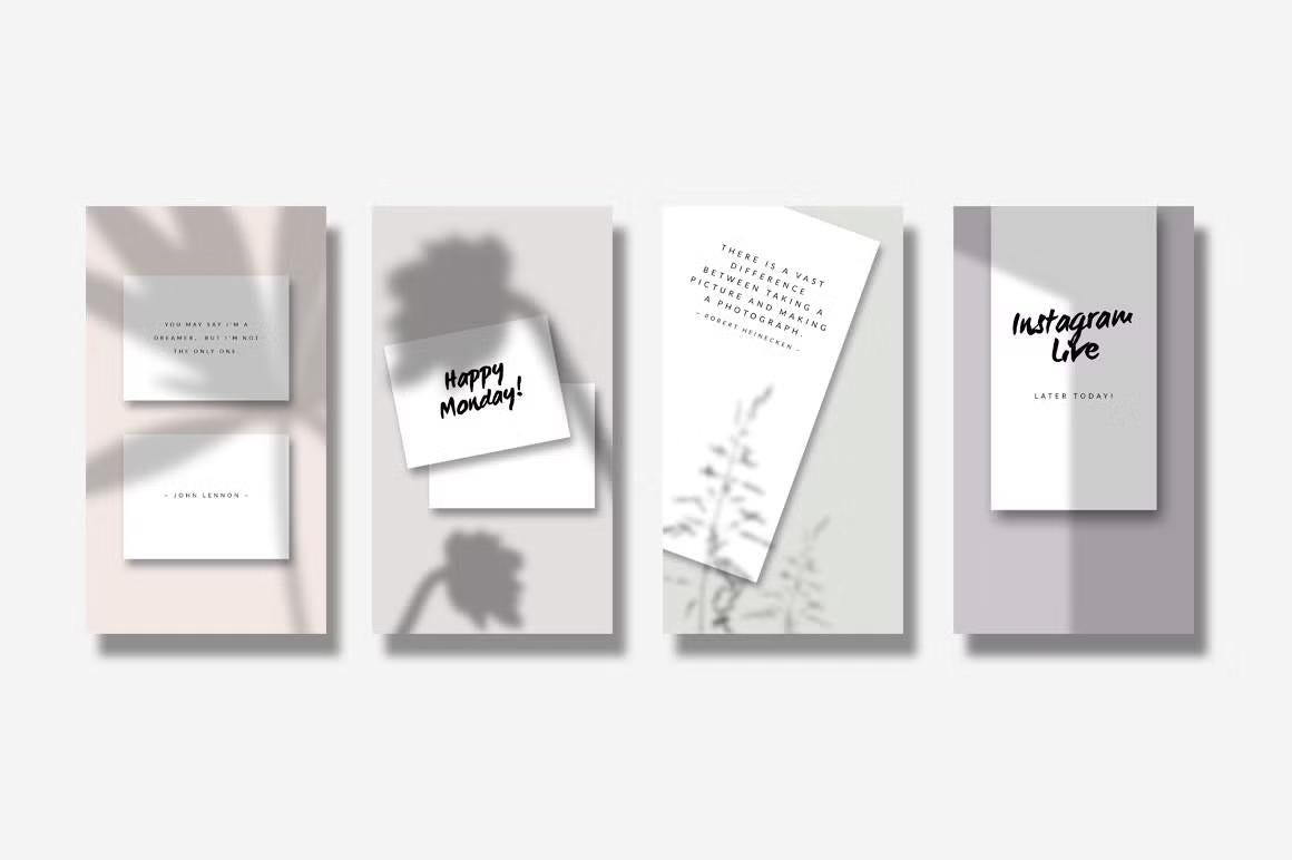 Plan your content like a pro with our animated Instagram story quote templates