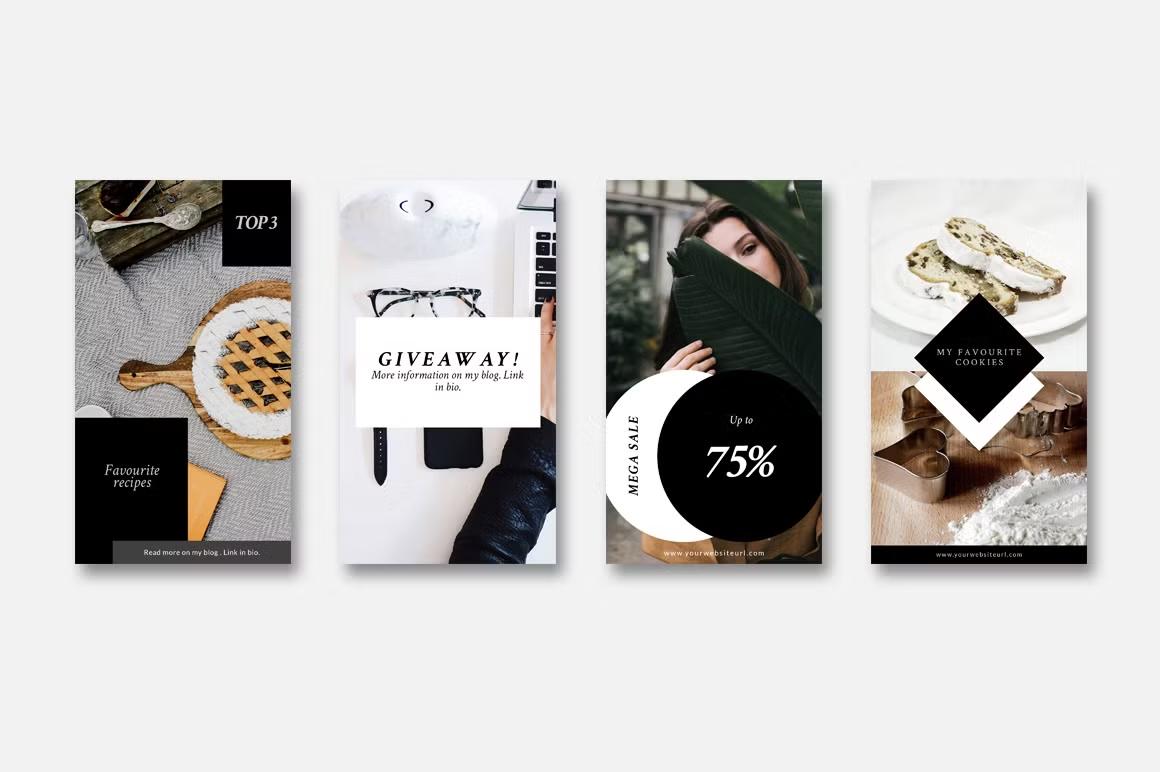 Impress your followers with our animated Instagram story templates