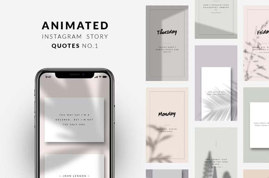 ANIMATED Insta Story Quotes - Shadows