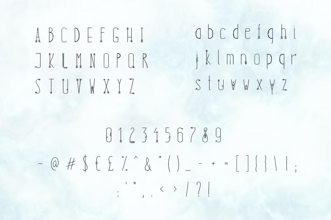 Boho Spirit handwritten font - three versions available: thin, regular, and bold