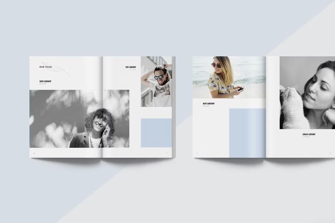 Ideal for fashion portfolios, graphic design showcases