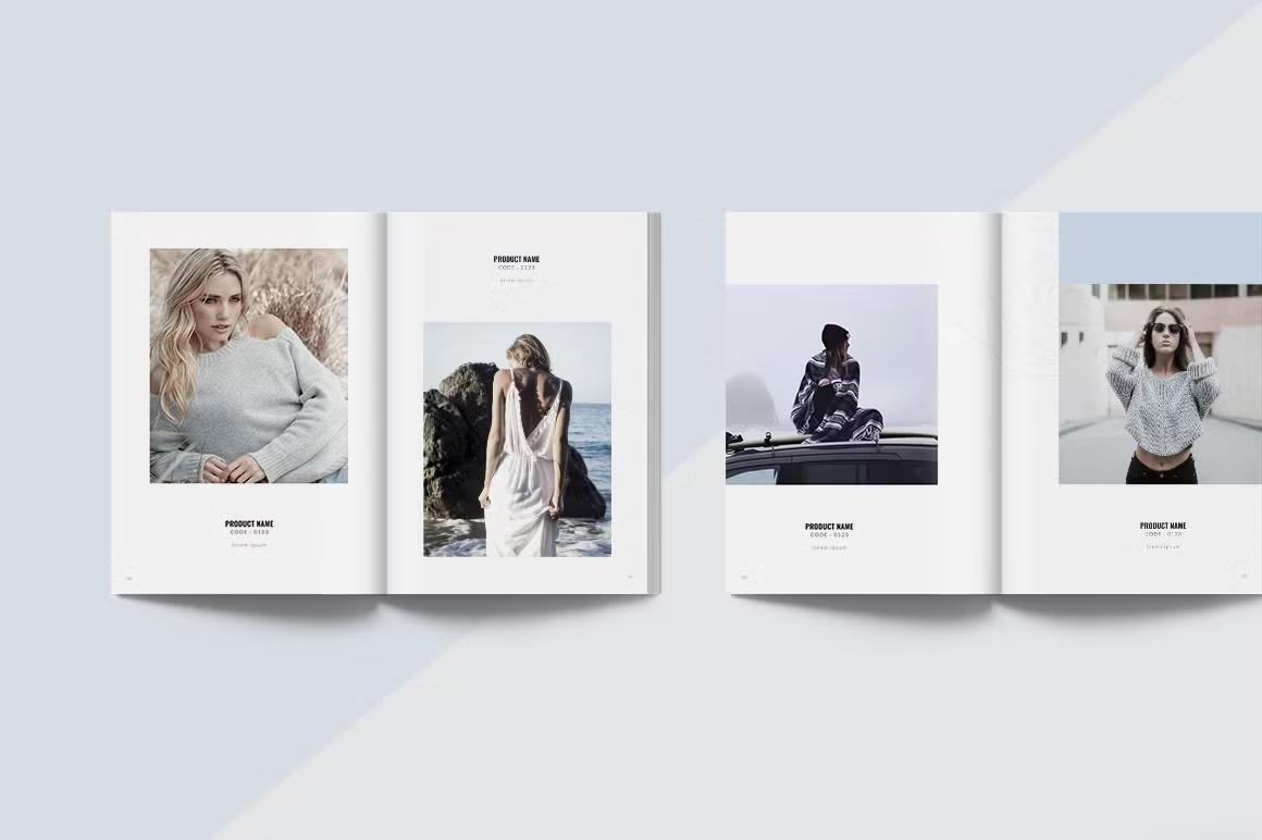 Lookbook / brochure template helps to create stunning fashion portfolios effortlessly