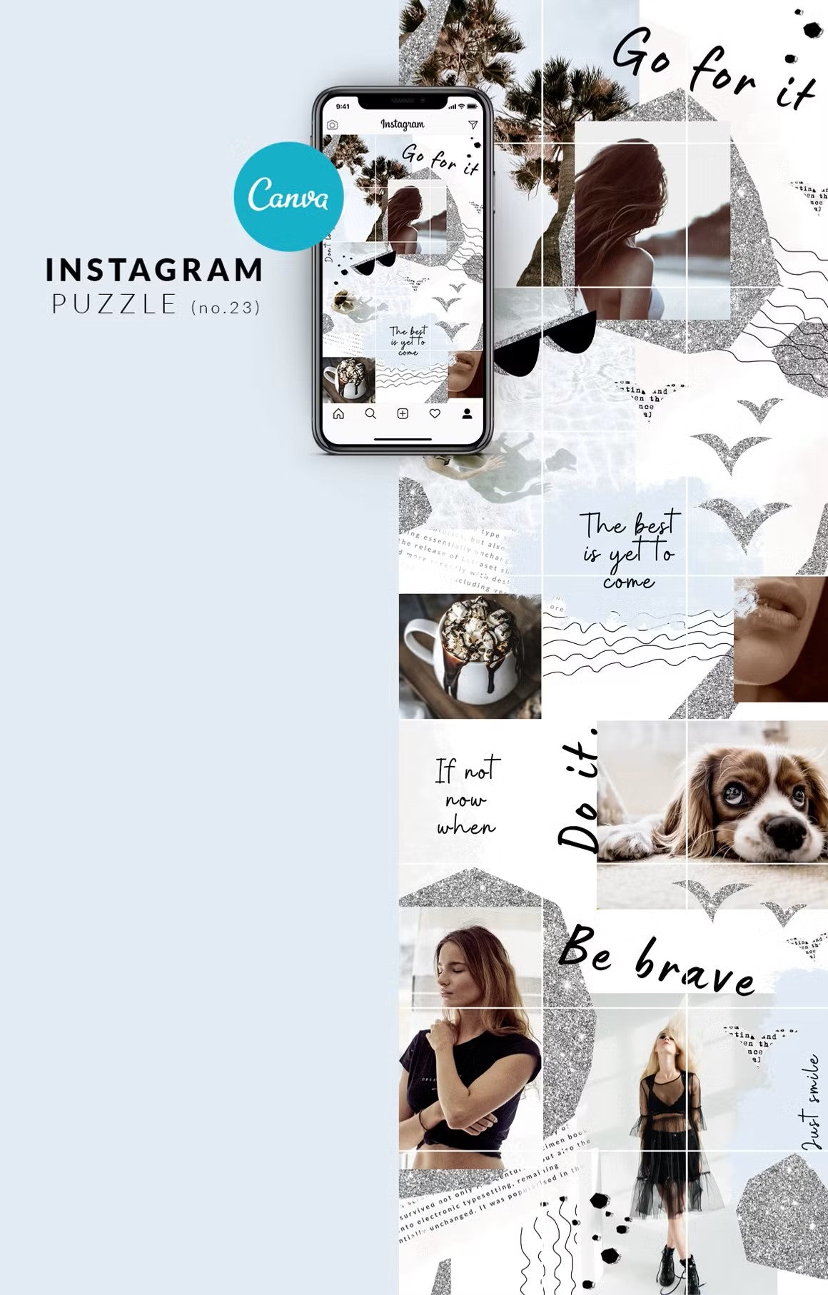 CANVA BUNDLE | Instagram PUZZLE templates