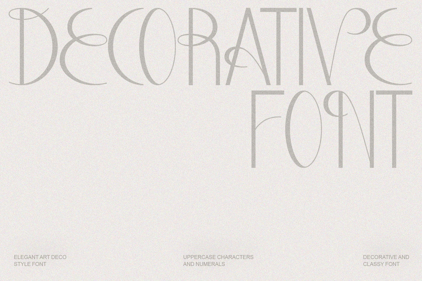Ornamental typeface adorned with swirls for a luxurious feel