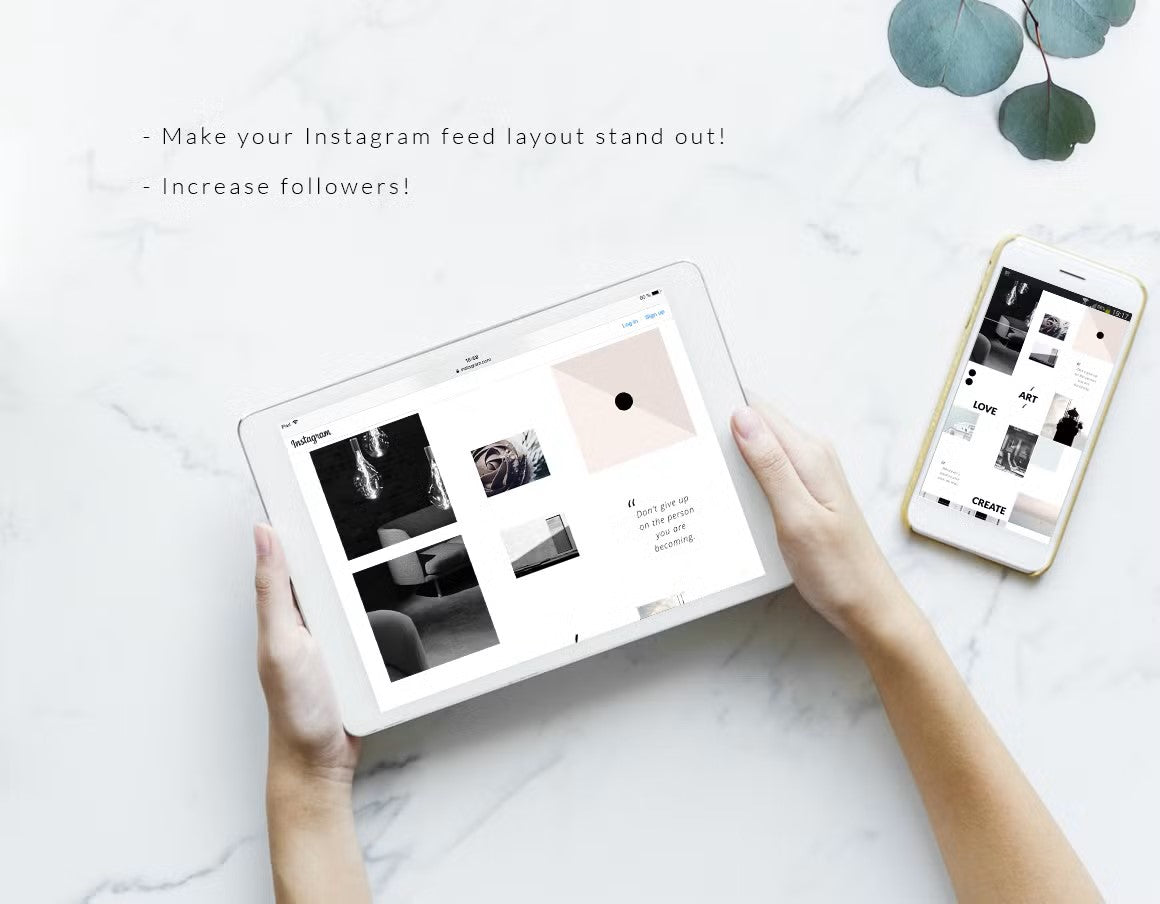 Make your Instagram feed stand out with minimalist and stylish posts