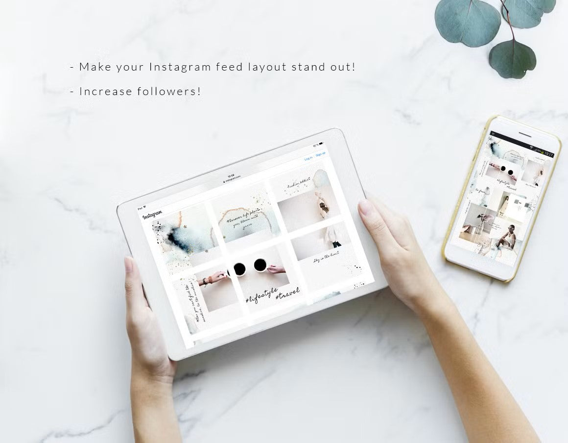 Make your Instagram feed layout stand out, increase followers