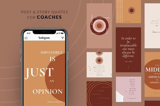 Instagram quotes templates - Coaches