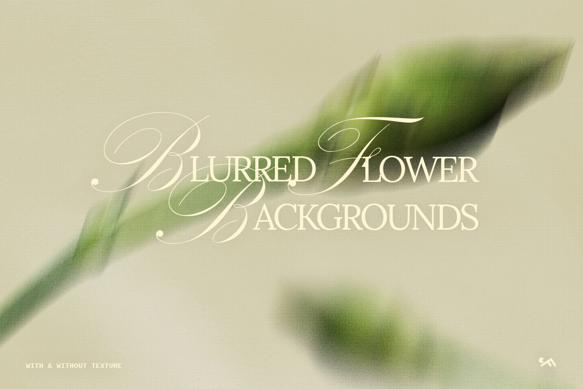 Modern blurred floral background collection with pastel gradients - 40 high resolution JPG files 7200x5400px 300 DPI, with and without texture digital download 