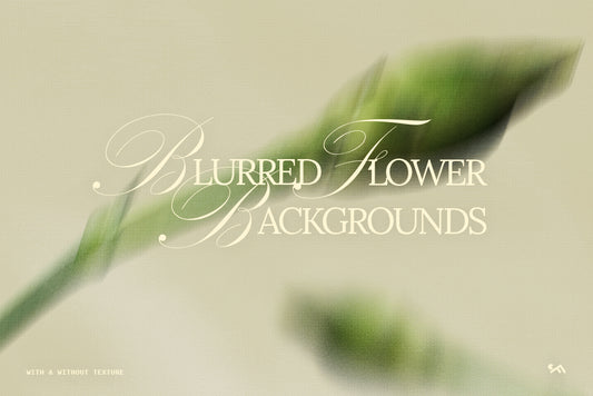 Modern blurred floral background collection with pastel gradients - 40 high resolution JPG files 7200x5400px 300 DPI, with and without texture digital download 