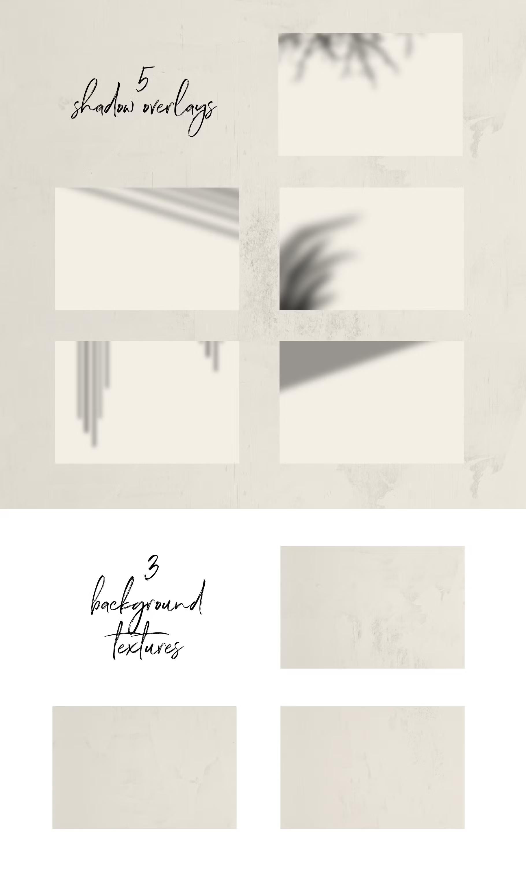 Includes 5 ready-made scenes and 3 background textures for added versatility
