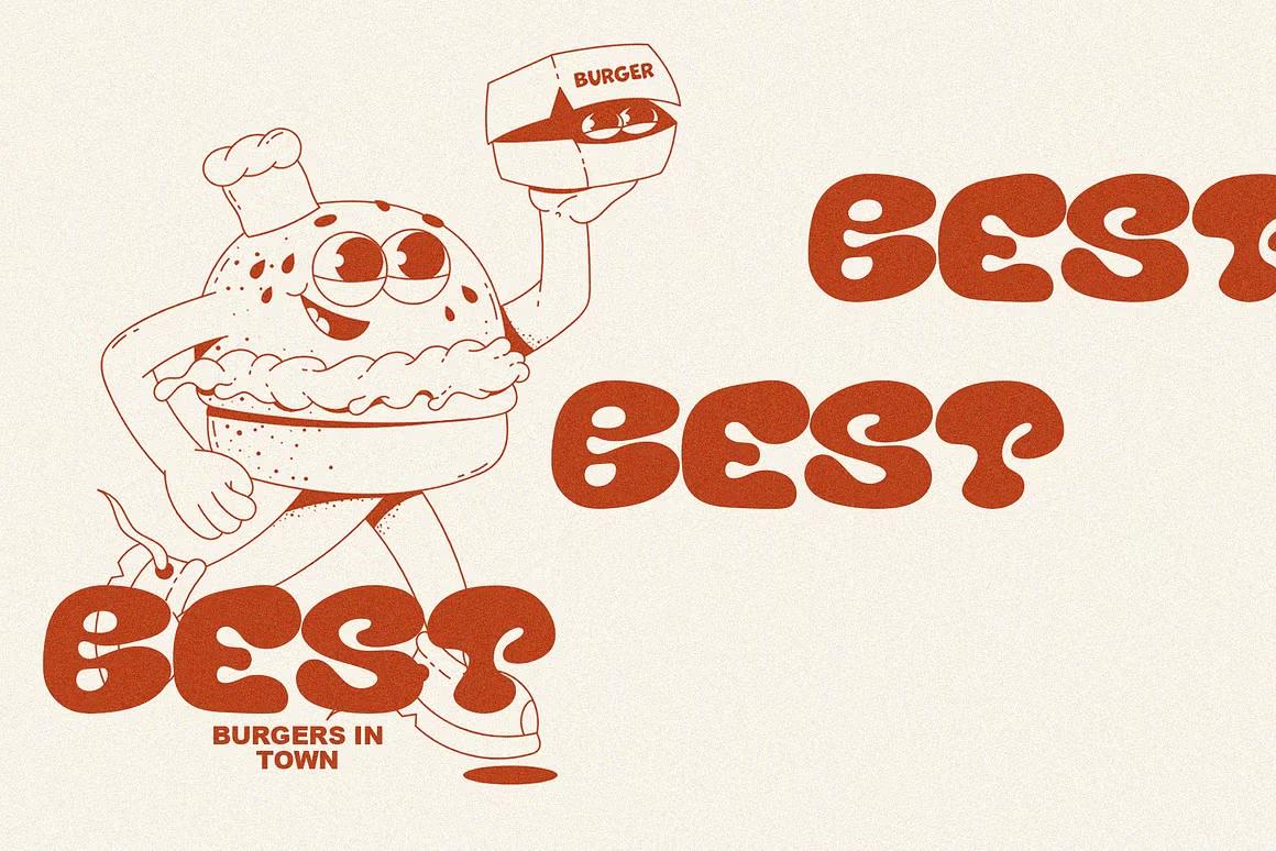 Vintous font is eye-catching typeface perfect for vintage posters