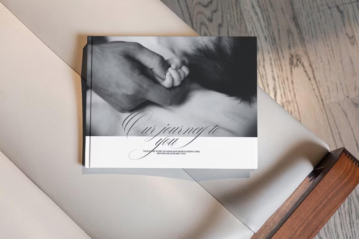 Customizable Canva template for documenting your pregnancy journey in style