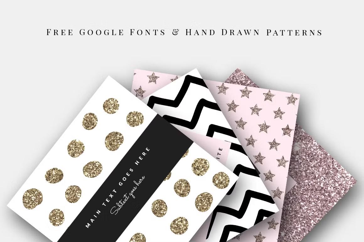 Instagram gold, rose gold & pink templates - perfect for bloggers, boutique owners, and photographers