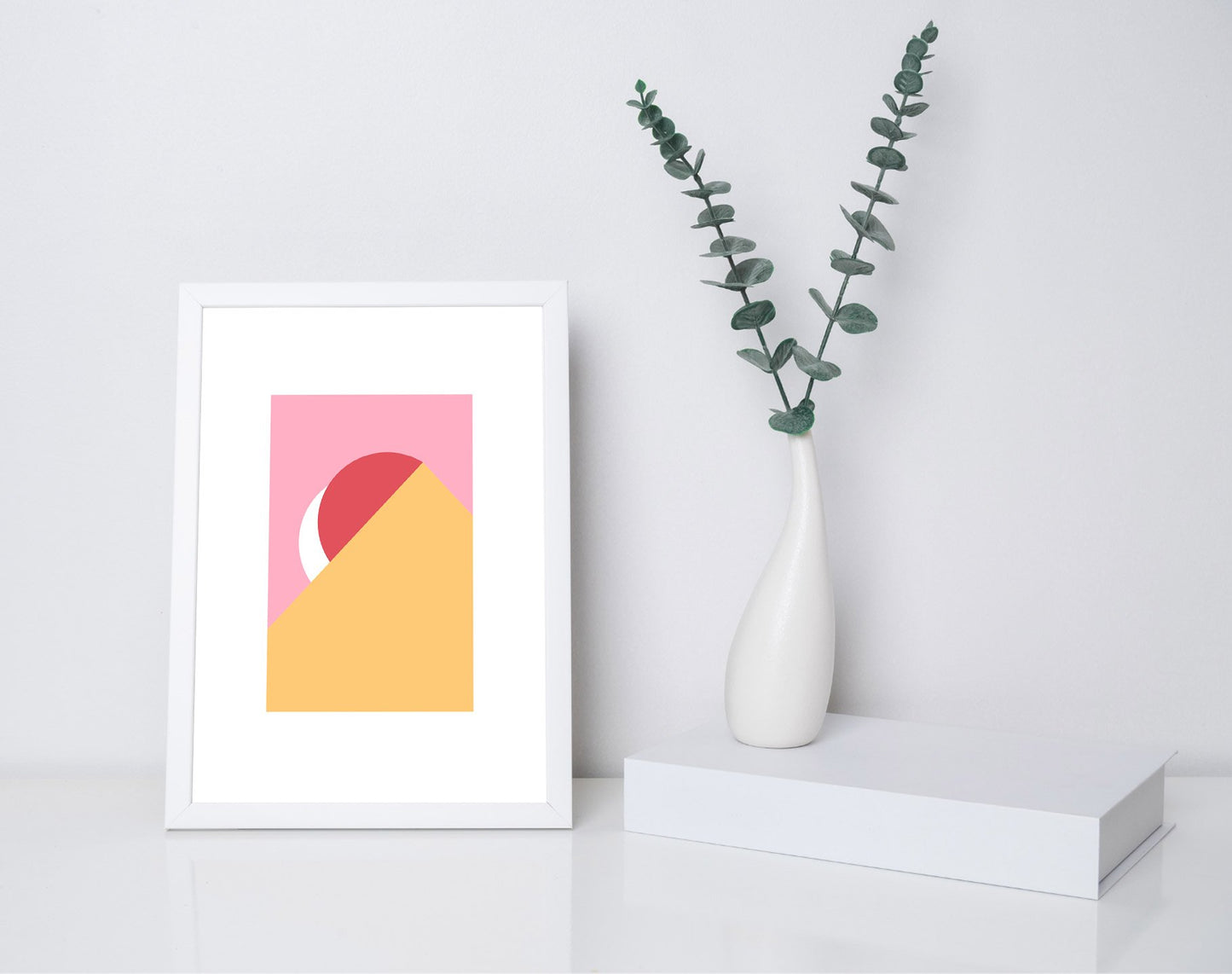 Geometric abstract illustrations poster collection - ideal for wall decoration